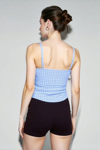 Open Back Satin Cami Top
