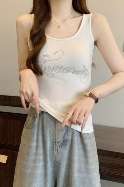 Bodycon Crop Sleeveless Tank Top