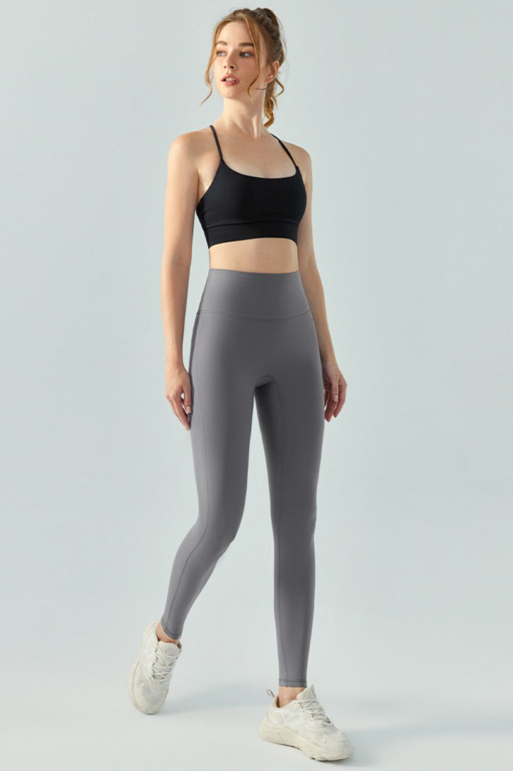 Leggings térmicos de tiro alto sin costuras con control de abdomen