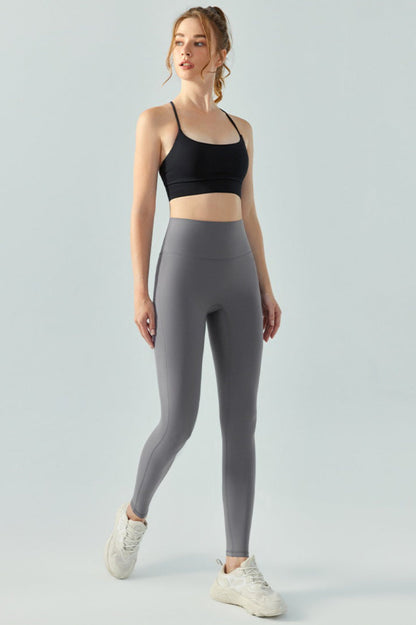 Leggings térmicos de tiro alto sin costuras con control de abdomen