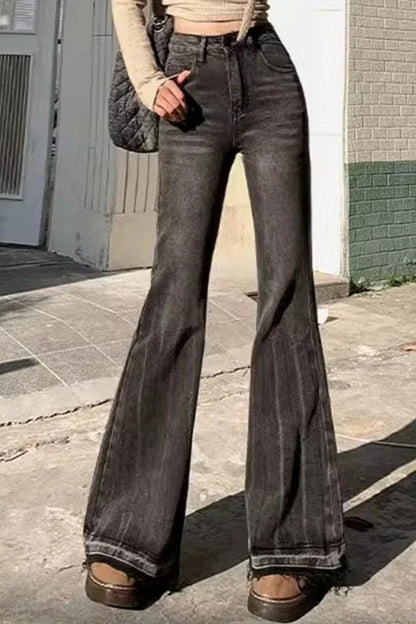 Vaqueros Acampanados Elásticos Slim Fit