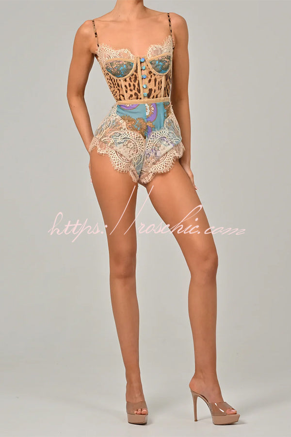 Antarey Baroque lace Bodysuit