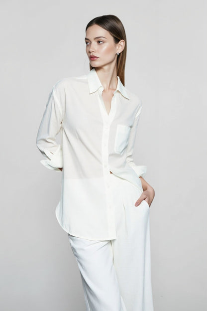 Pure Linen UV Protection Blouse
