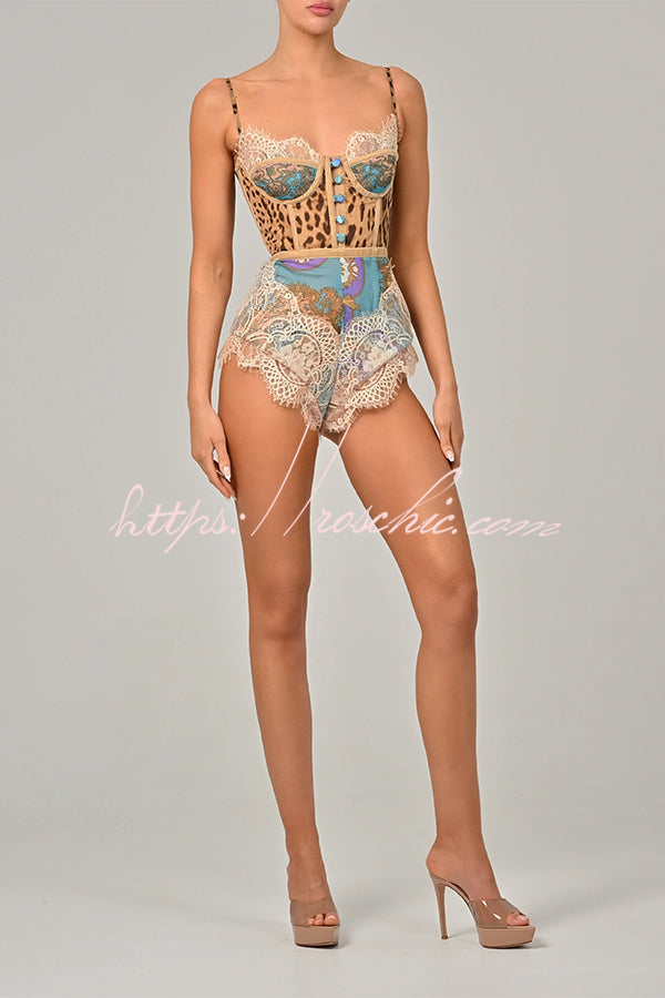 Antarey Baroque lace Bodysuit