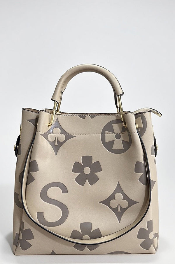 Stylish and Casual Large-capacity Embossed Shoulder Bag
