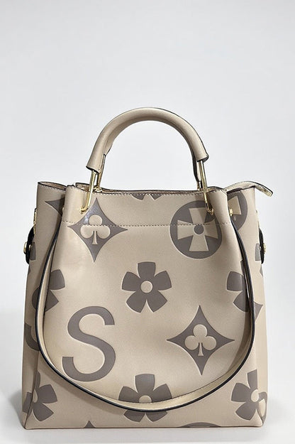 Stylish and Casual Large-capacity Embossed Shoulder Bag