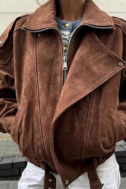 Chic Cropped Vintage Jacket