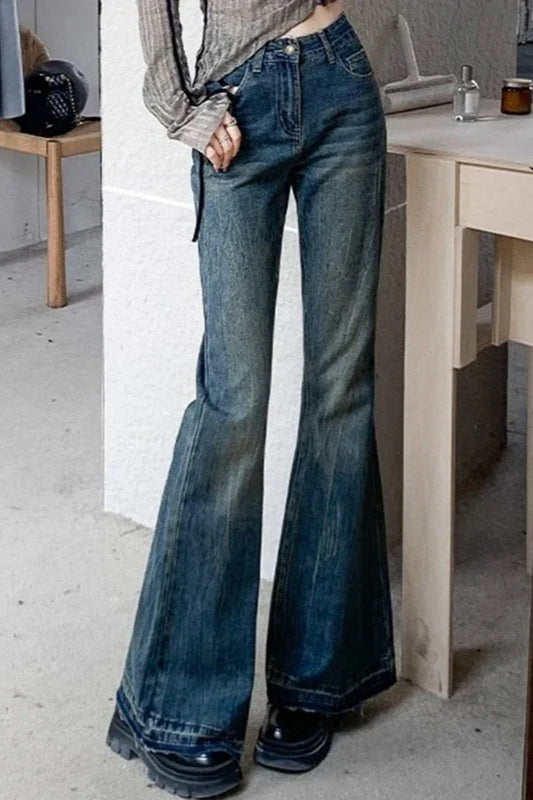 Vaqueros Acampanados Elásticos Slim Fit