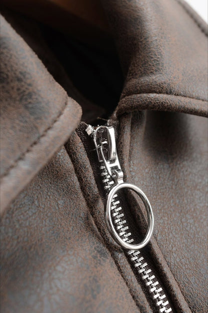 Chaqueta piloto Clean Line con bolsillos grandes