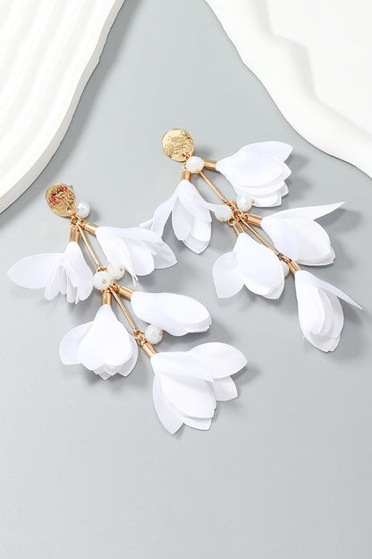 Bohemian Flower Tassel Earrings