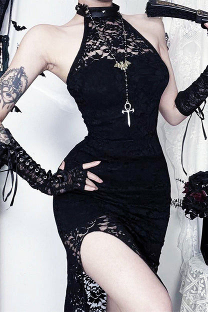 Transparent Long Gothic Dress