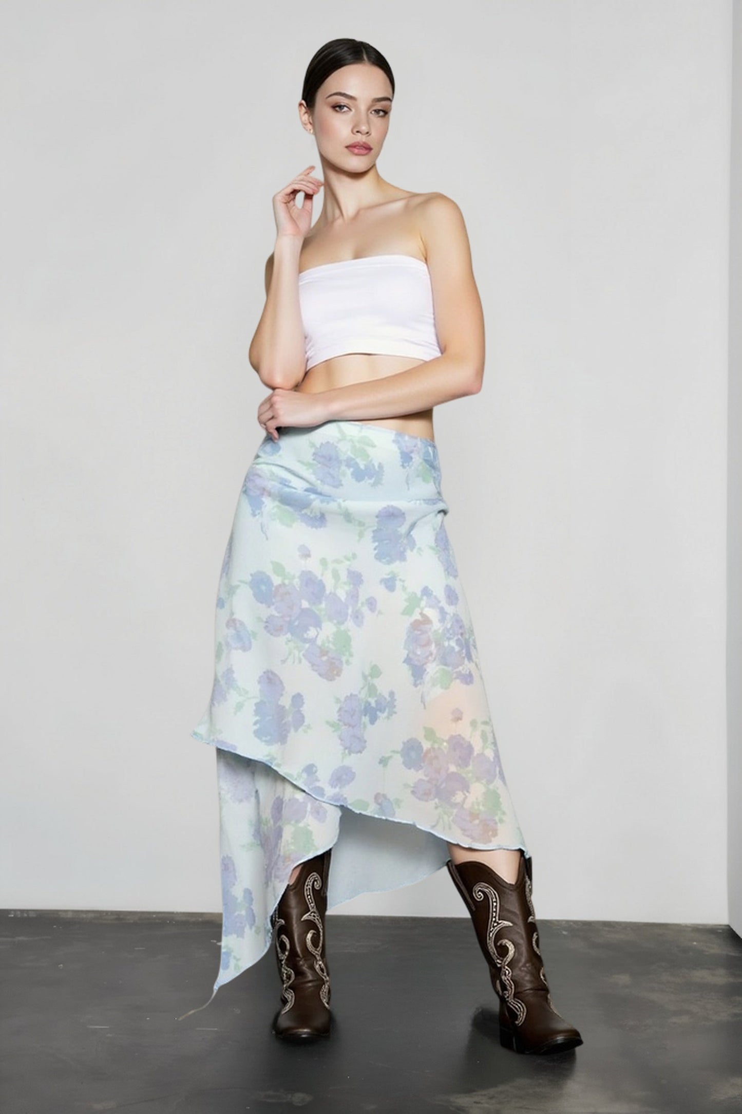 Sheer Mesh Lightweight Vacation Skirt