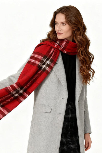 Checkered Warm Scarf