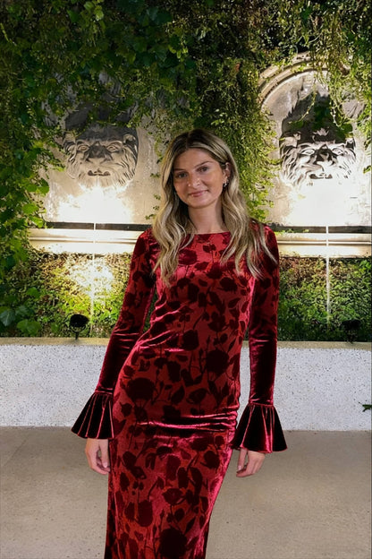 DressBetty - Autumn  Long Sleeve Zebra Print Bodycon Maxi Dress