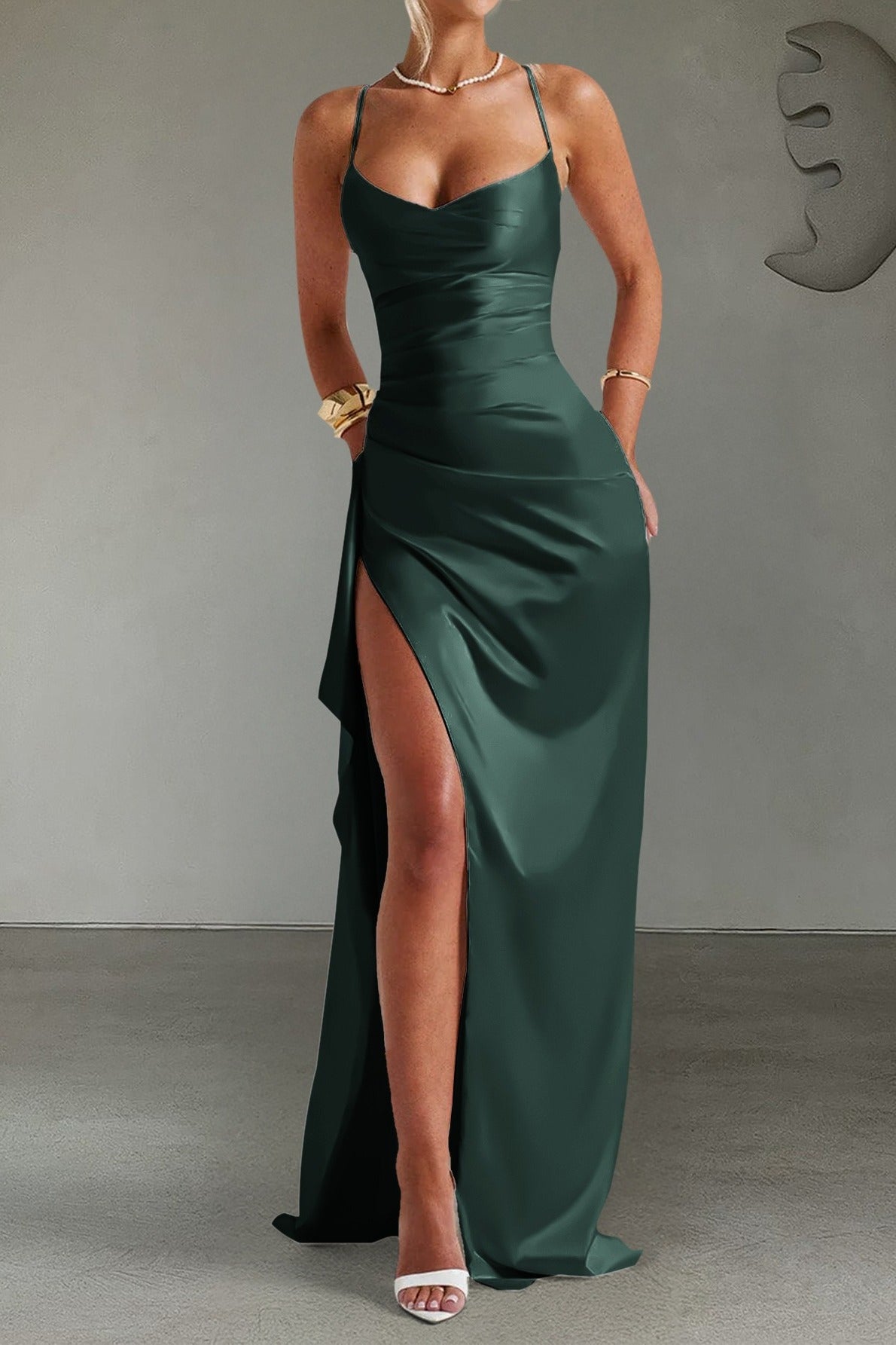 Vestido de fiesta largo y elegante