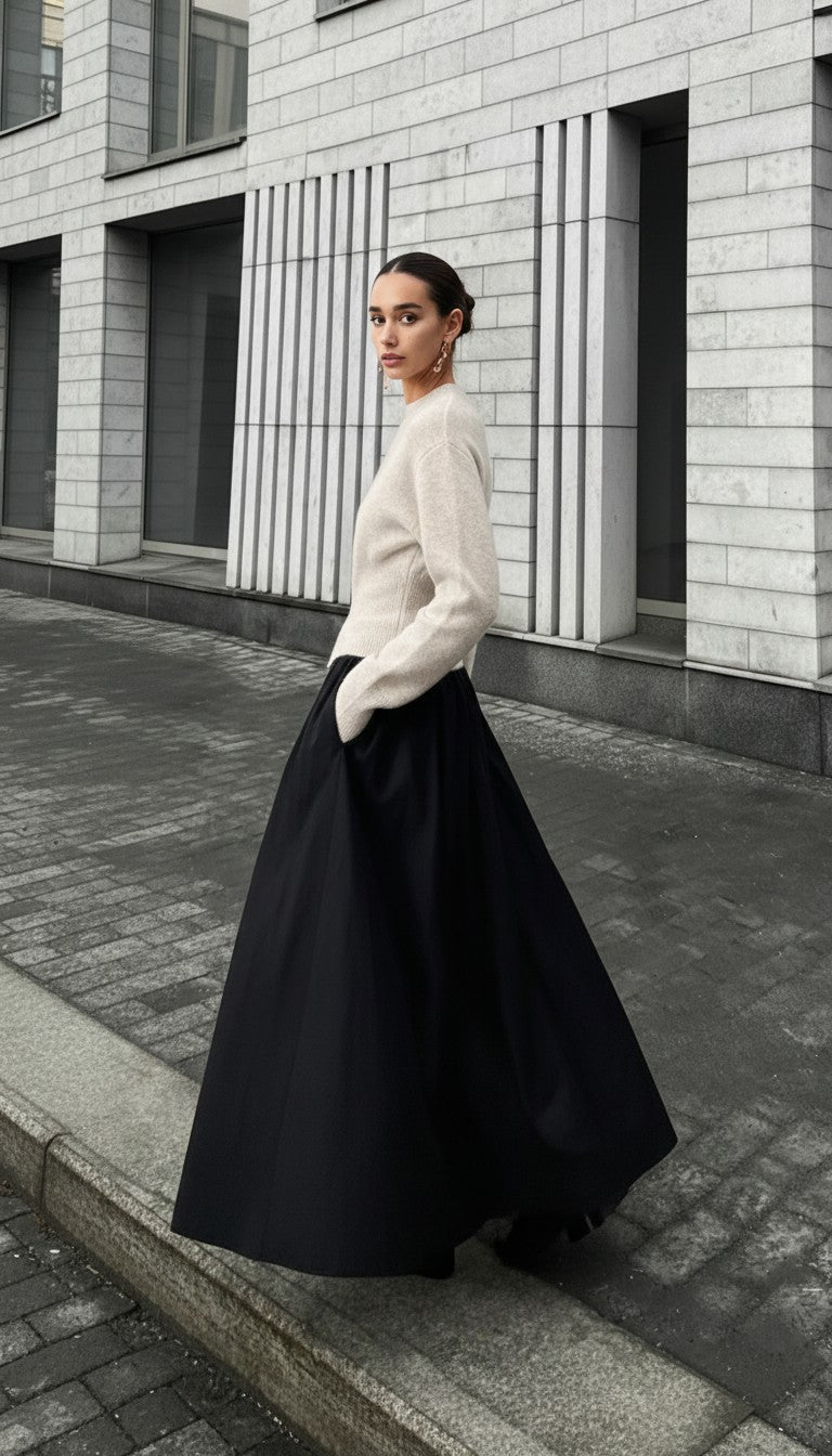 Half Zip Graceful Fuzzy Sweater