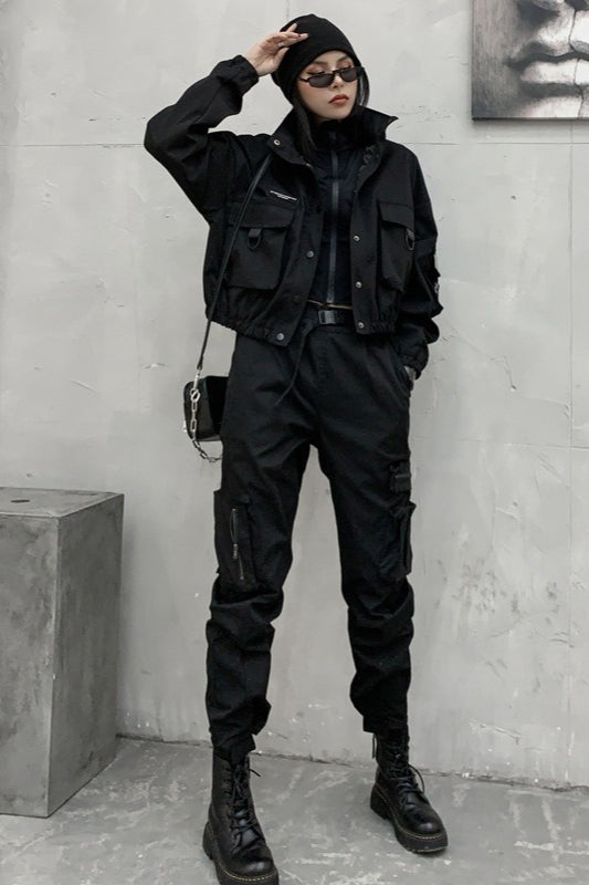 Chaqueta utilitaria corta de calle