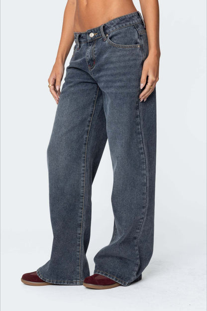 Low Rise Vintage Wide Leg Jean