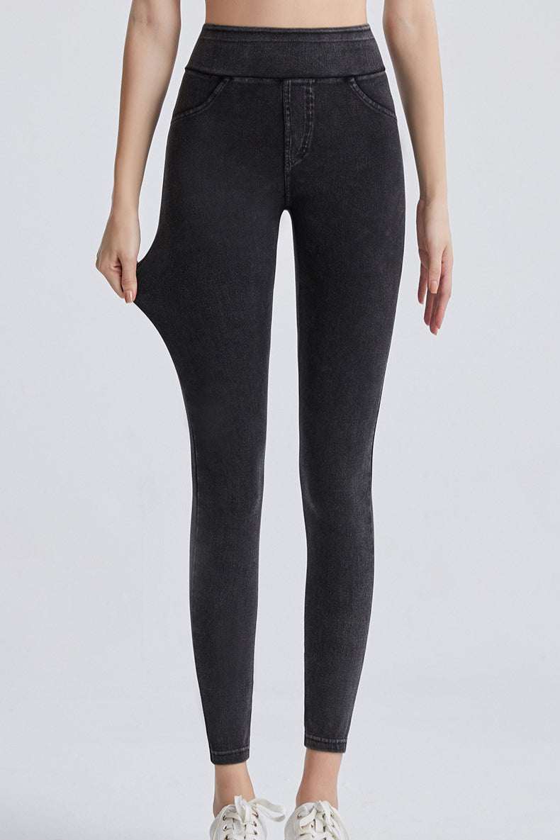 Leggings moldeadores de cintura alta con forro polar