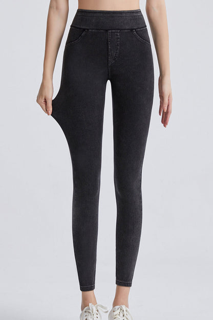 Leggings moldeadores de cintura alta con forro polar