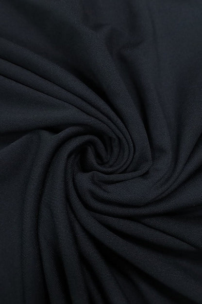 Vestido Formal Ajustado sin Espalda de Manga Larga