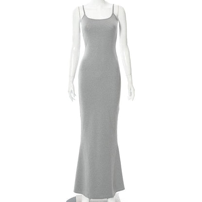 DressBetty - Adogirl  Spahgetti Strap Maxi Dress