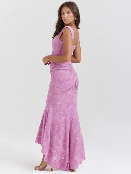 DressBetty - 2024  Zipper Bodycon Female Elegance Party Maxi Dress