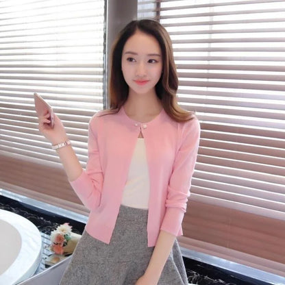 Long Sleeve Knitted Shawl Autumn Cardigan