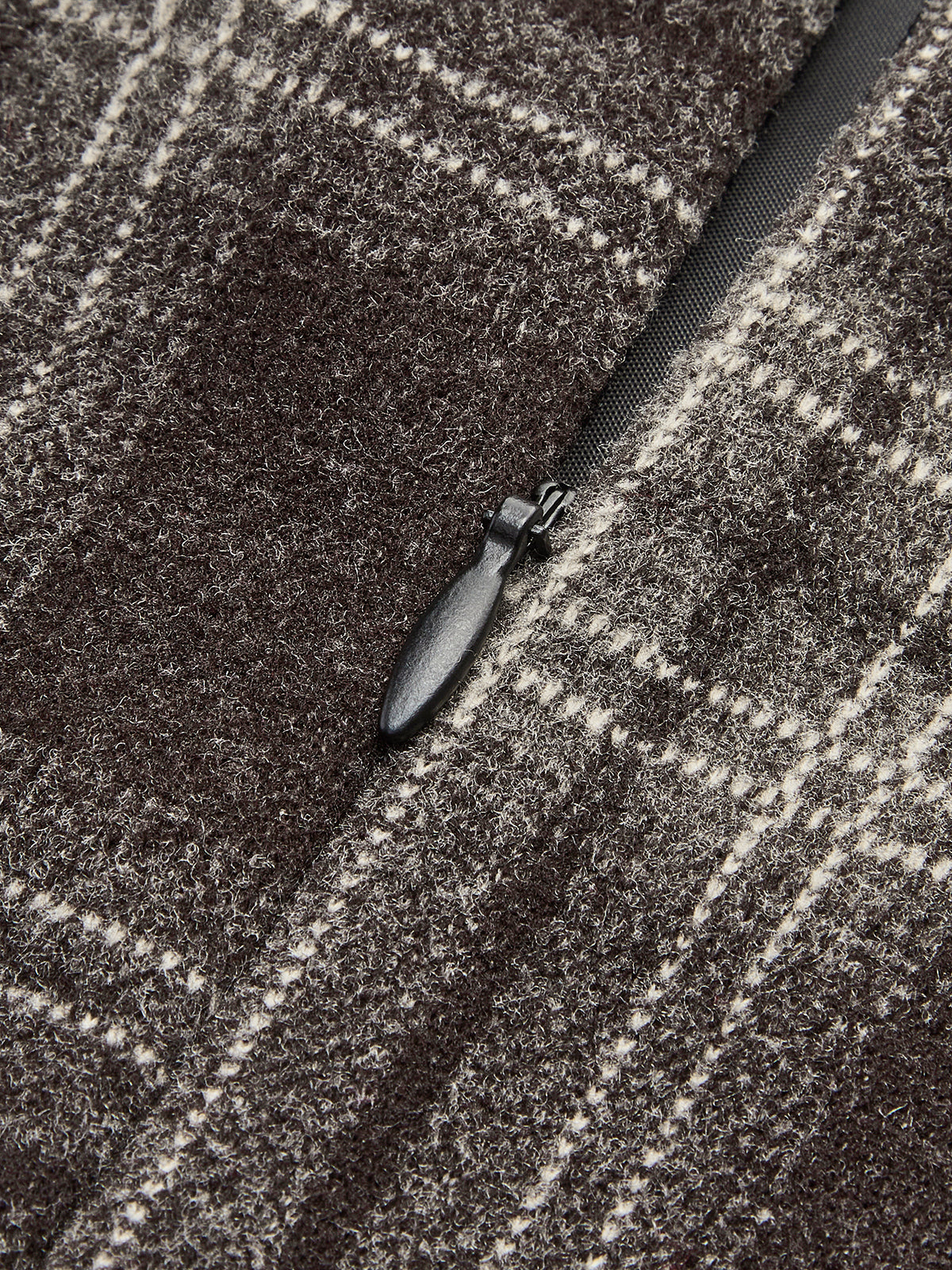 Minifalda de tweed a cuadros