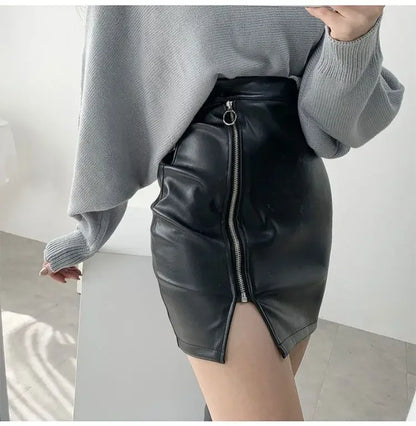 DressBetty -  Black Mini Package Hip Pencil Skirt