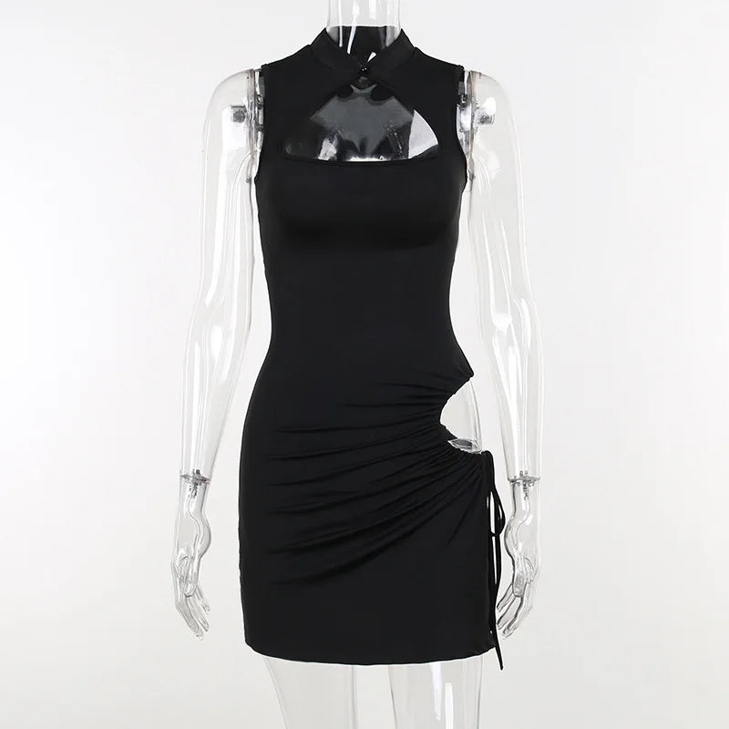 DressBetty - 2024  Streetwear Sleeveless Backless Split Summer Dress