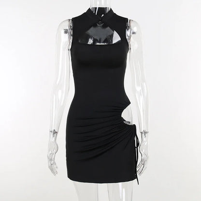 DressBetty - 2024  Streetwear Sleeveless Backless Split Summer Dress