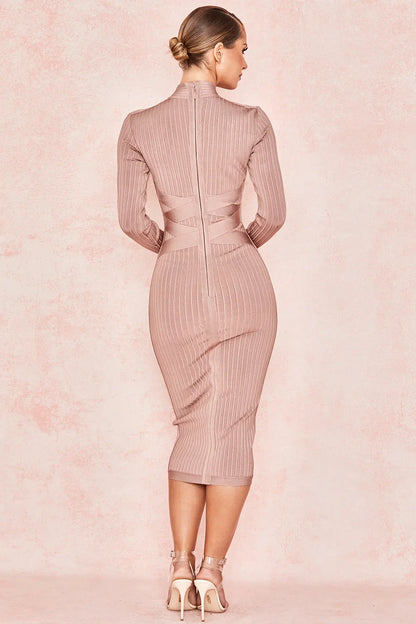 DressBetty - 2024 Elegant Vintage Formal Occasion Midi Bodycon Dress
