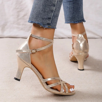 Fashion Slip-on Solid  Pointed Office Stylish Modern Low Heel Pumps