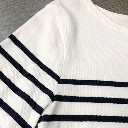 DressBetty - 2024 Long Sleeve Striped Combed Cotton T-Shirt for Women