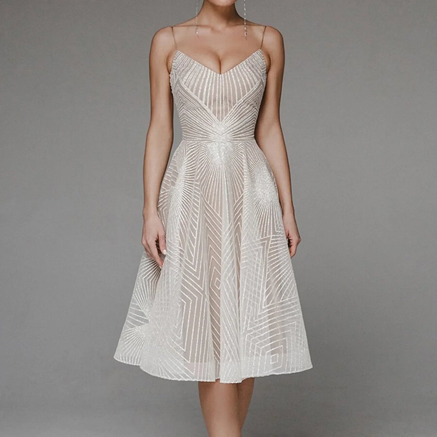 DressBetty - Elegant Luxury  Long Formal Party Midi Dress