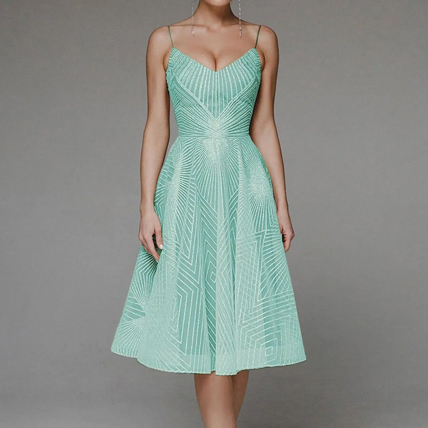 DressBetty - 2024 Elegant Luxury  Long Formal Party Midi Dress