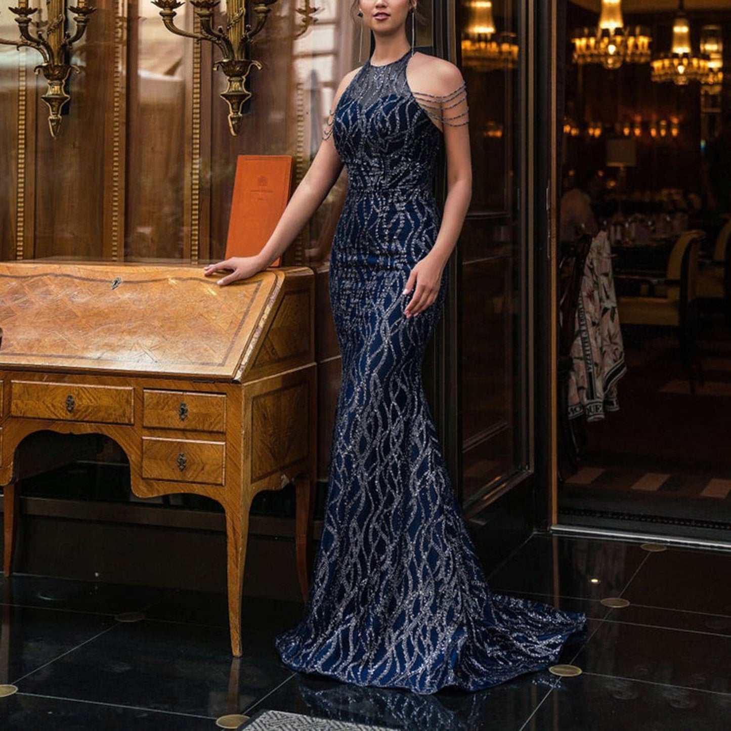 DressBetty - Fashion  Halter Neck Prom Dresses