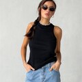 DressBetty - Knitted O Neck Off Shoulder  Top