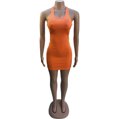 DressBetty -  Mini Dress Summer Plain White Black T Shirt Dresses For Women