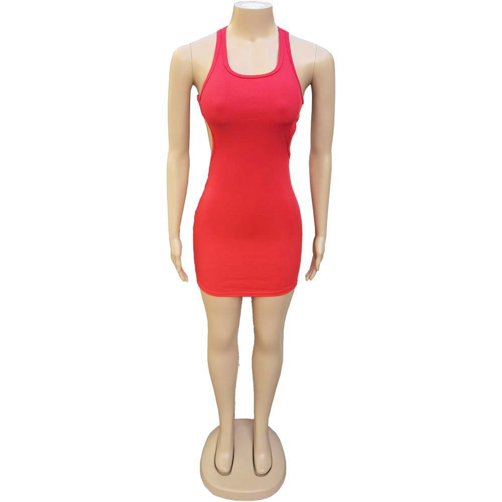 DressBetty -  Mini Dress Summer Plain White Black T Shirt Dresses For Women