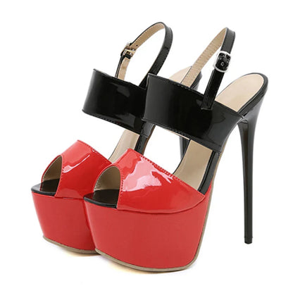 Trendy Hot Sales Summer Style  Open Toe High Heel Nightclub High Heel