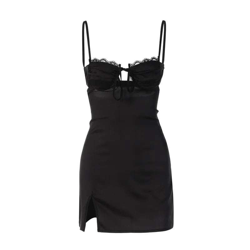 DressBetty - 2024 Summer New Backless Club Party  Lace Dress
