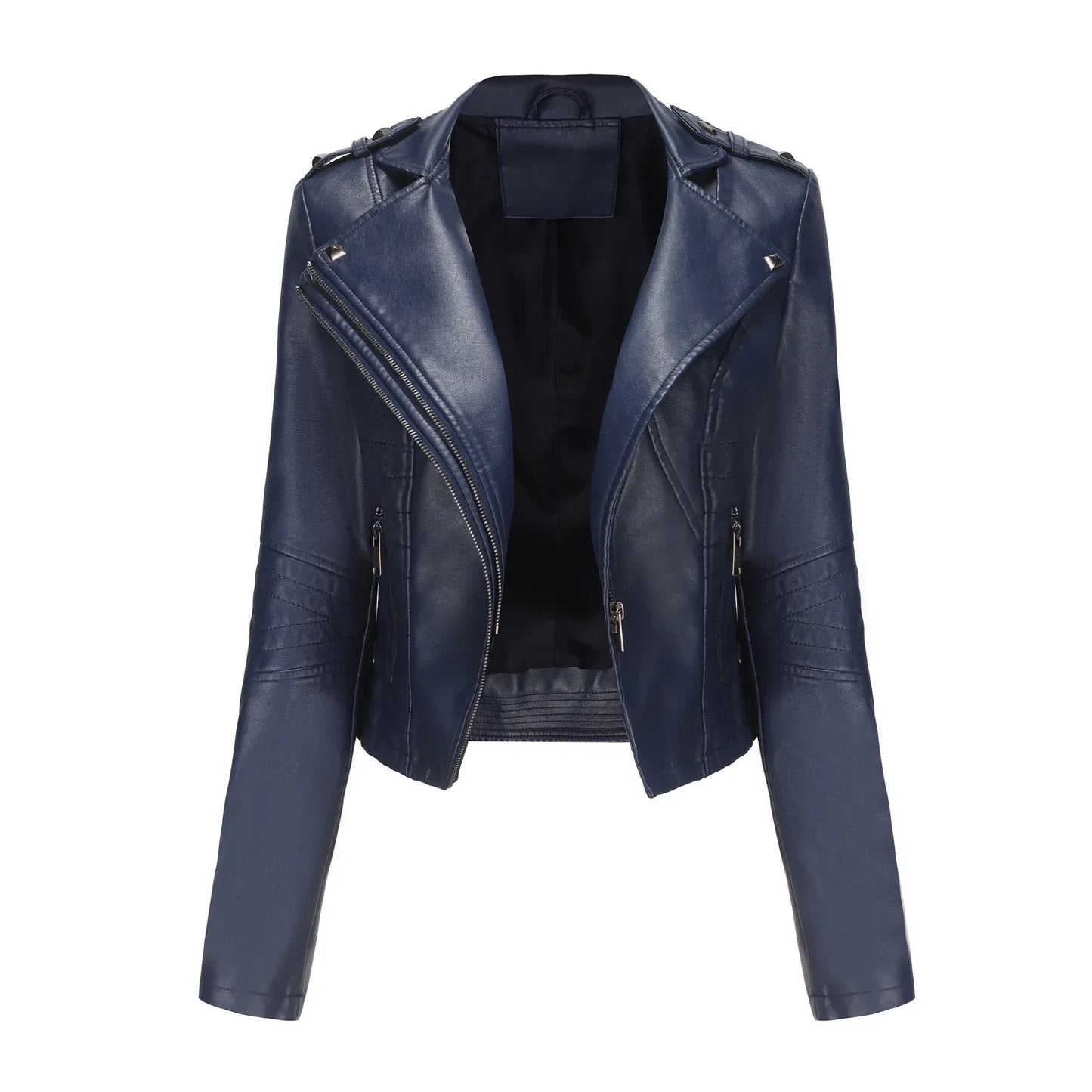 Short Lapel Casual Chic Brown Slim Vintage Windbreaker Jacket