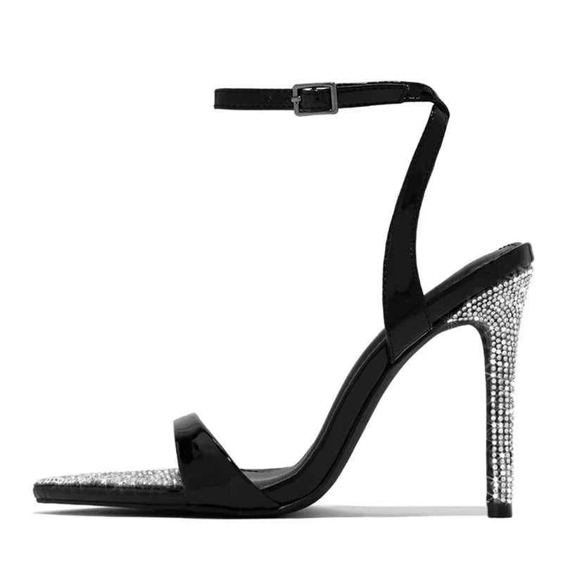 Elegant  Party Wedding  Crystal Rhinestones Stripper High Heel