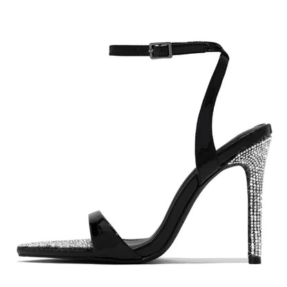 Elegant  Party Wedding  Crystal Rhinestones Stripper High Heel