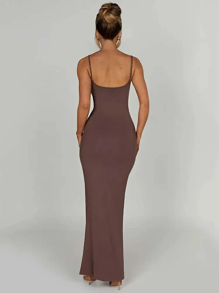 DressBetty - 2024 Spaghetti Strap Sleeveless Club Party  Backless Bodycon Dress