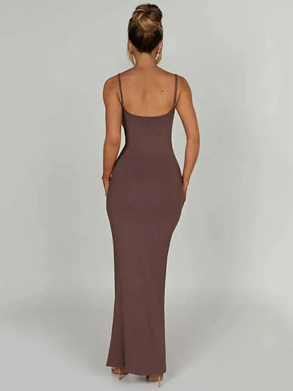 DressBetty - 2024 Spaghetti Strap Sleeveless Club Party  Backless Bodycon Dress