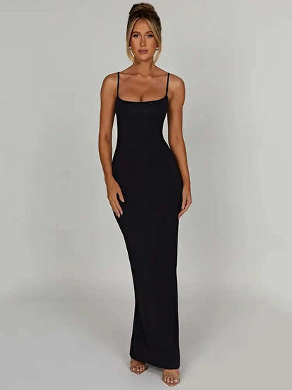 DressBetty - 2024 Spaghetti Strap Sleeveless Club Party  Backless Bodycon Dress