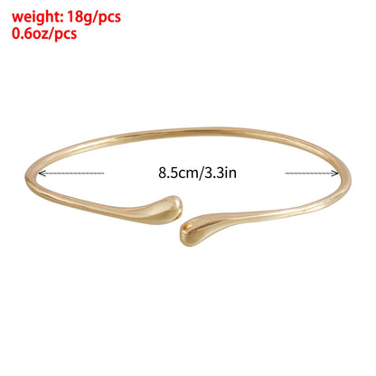 Pulsera Minimalista Abierta Ajustable
